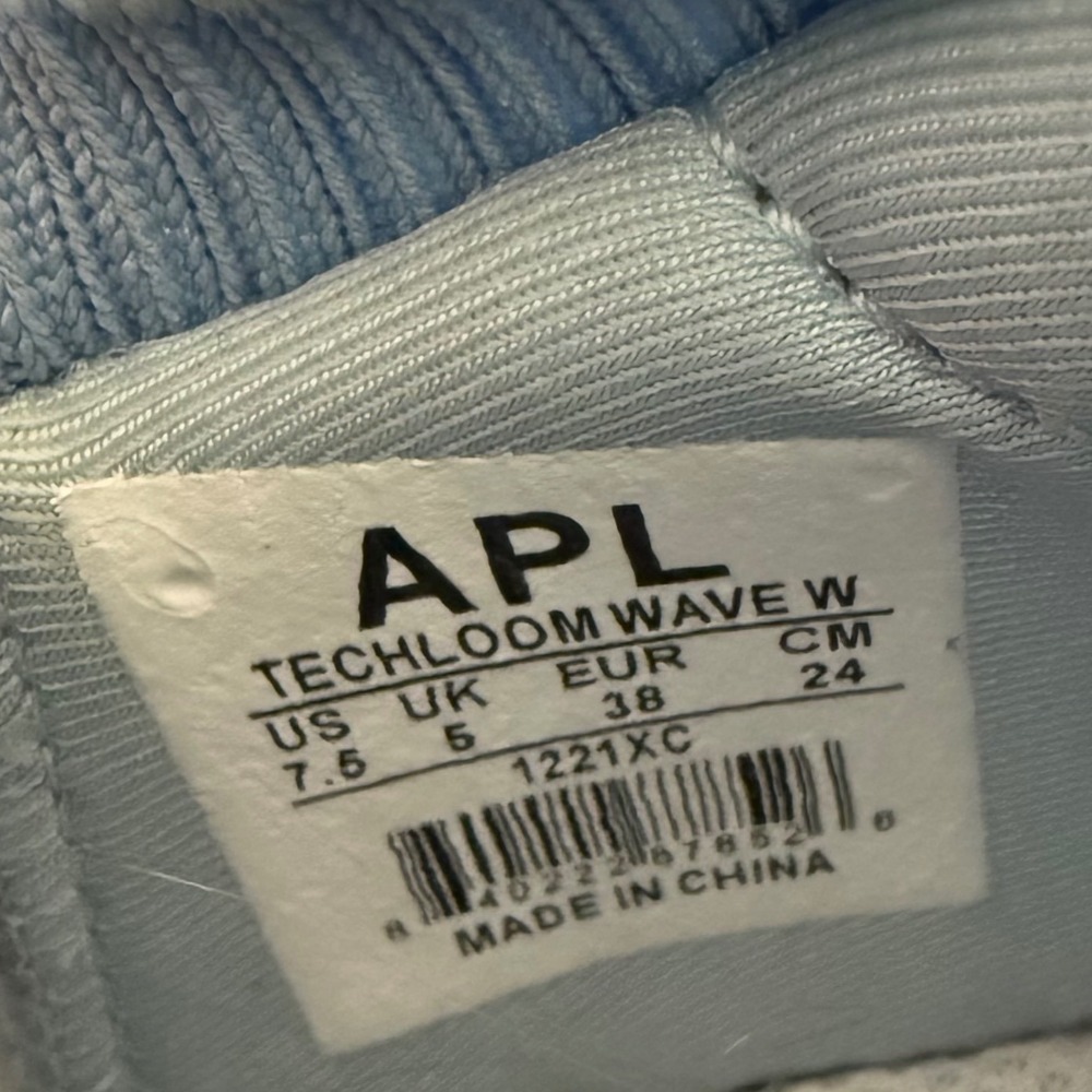 APL Athletic Propulsion Labs Techloom Wave Sneaker Size 7.5 Icy Blue Athletic - Picture 5 of 8